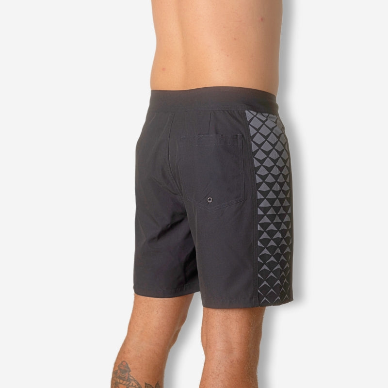 Black and grey boardies 