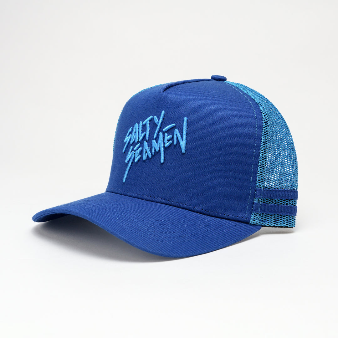 Blue Trucker Snapback