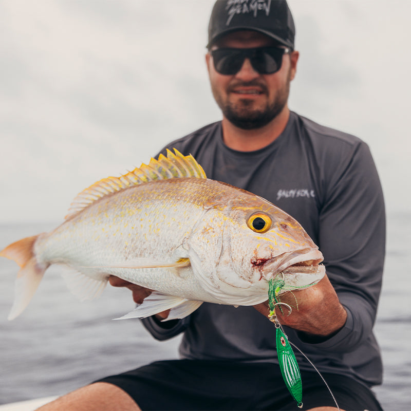 Slow pitch jig for goldband