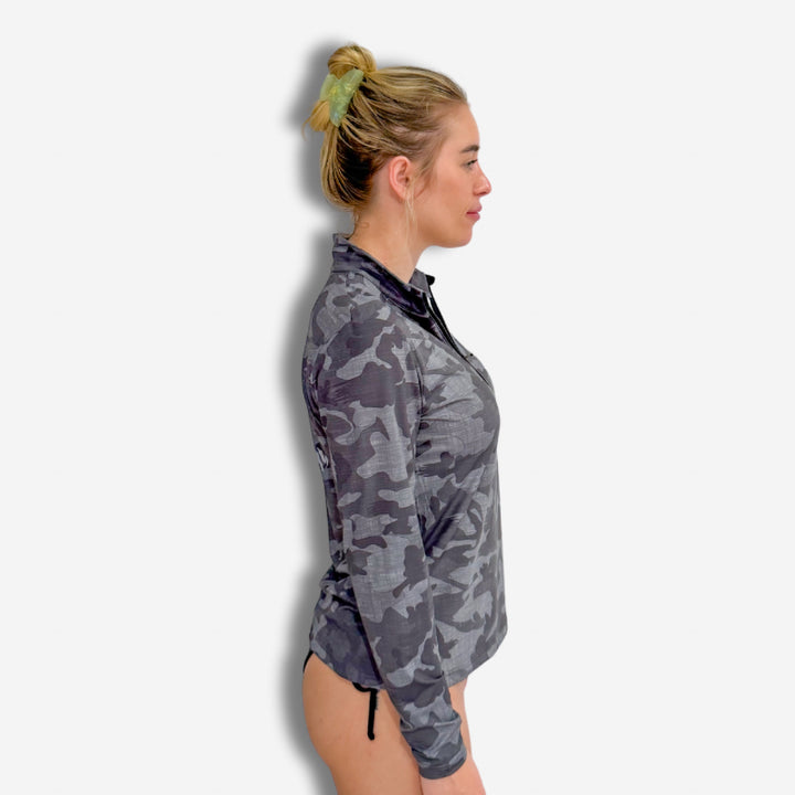 Women’s Collared Camo Jersey