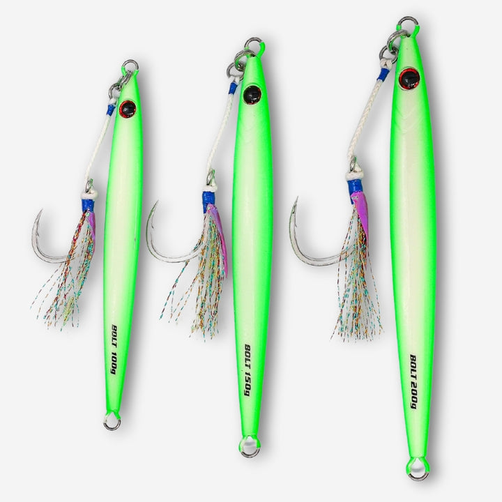 knife jig green