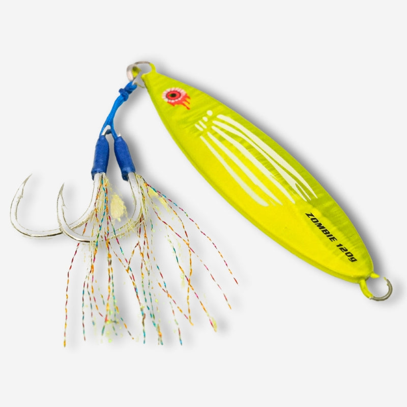 yellow fishing lure